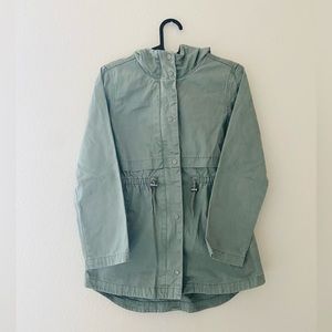 Green army jacket